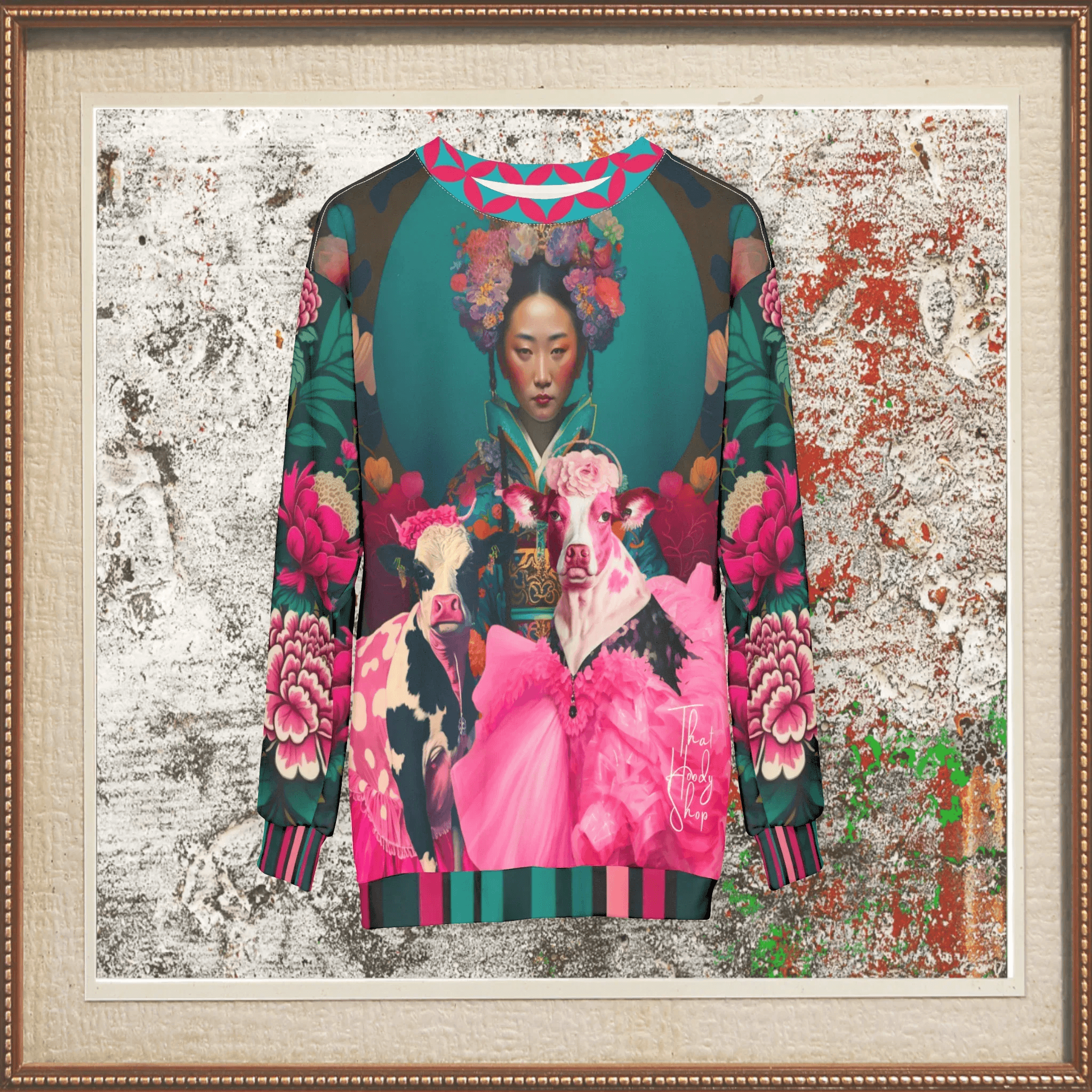 The Pouty Princesses Pop Art Unisex Sweatshirt (Gold Label)