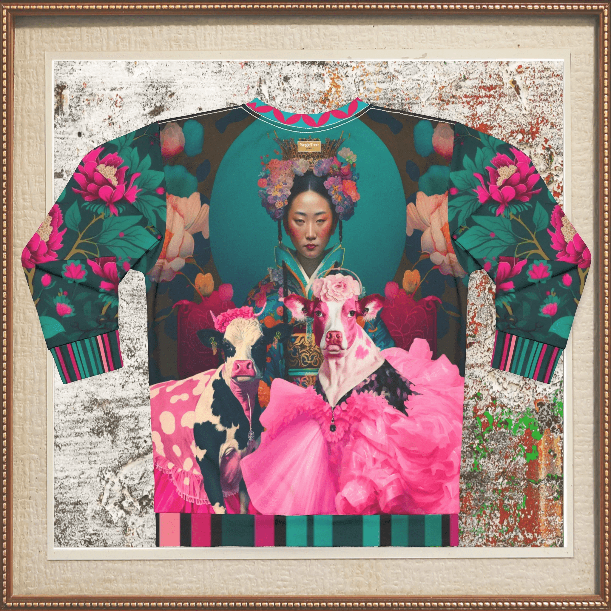 The Pouty Princesses Pop Art Unisex Sweatshirt (Gold Label)