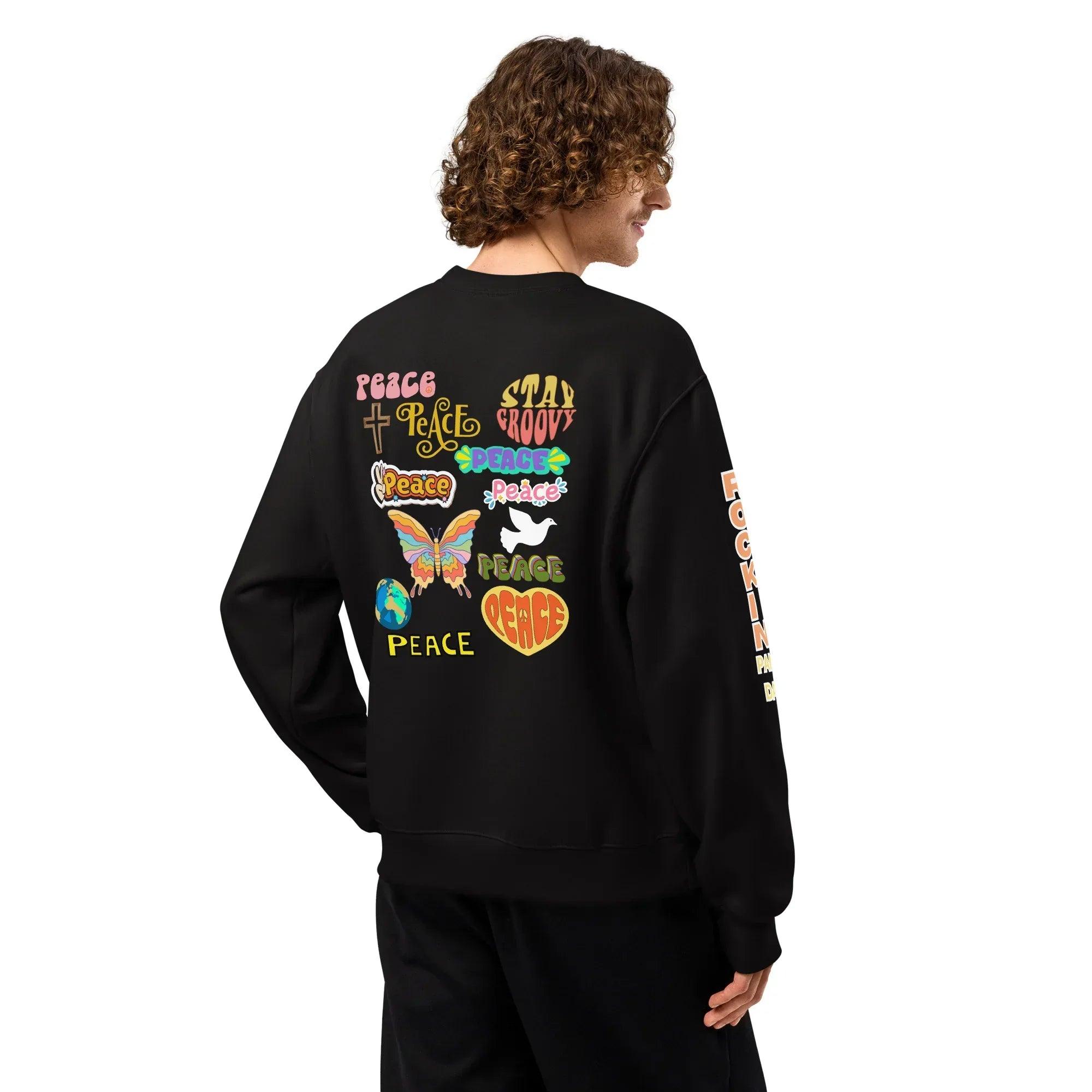 The Power of Boundaries - Protection Sigil Oversized Heavyweight Sweatshirt