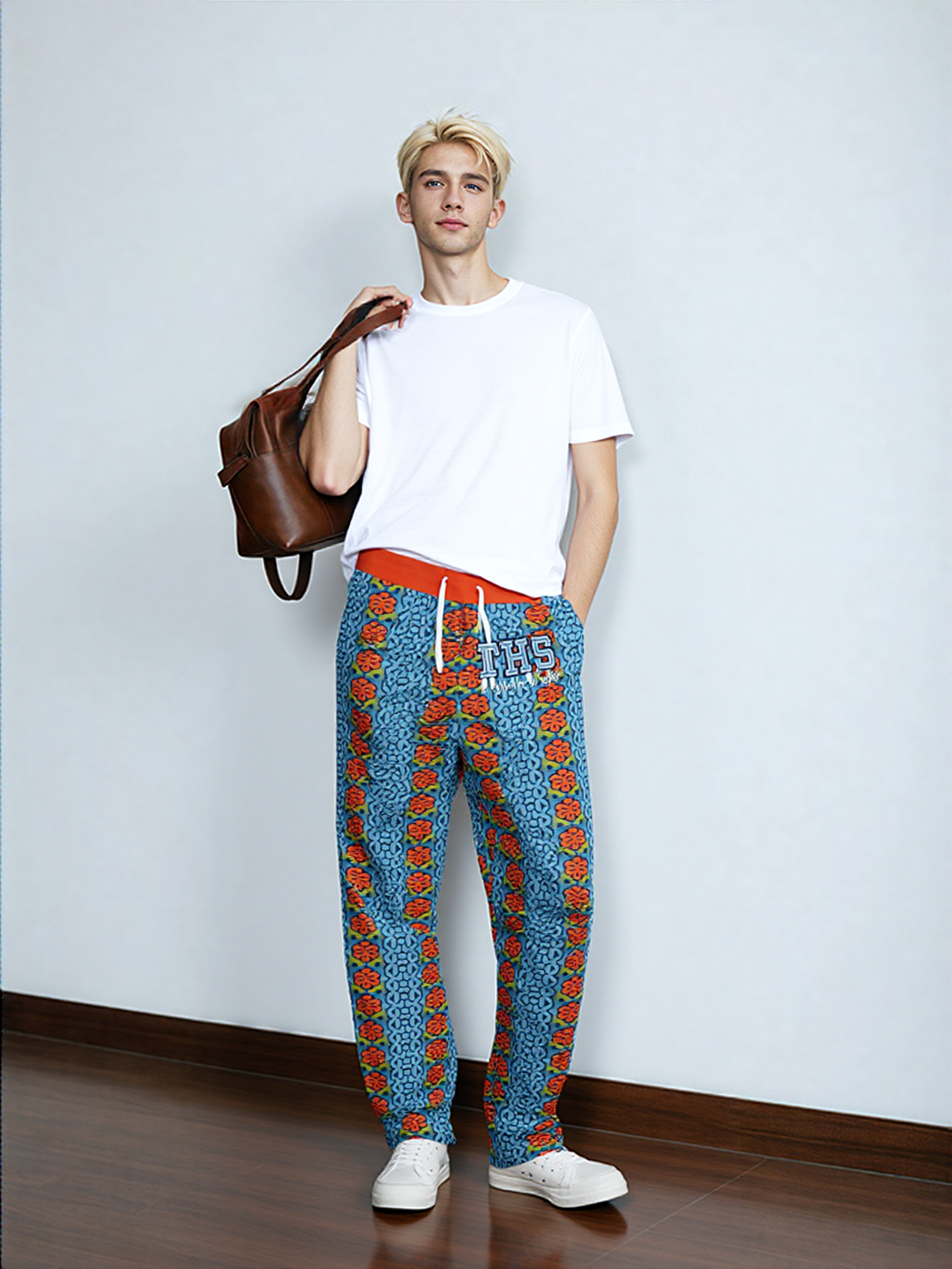 THS Salsa Denim Floral Eco-Poly Unisex Joggers