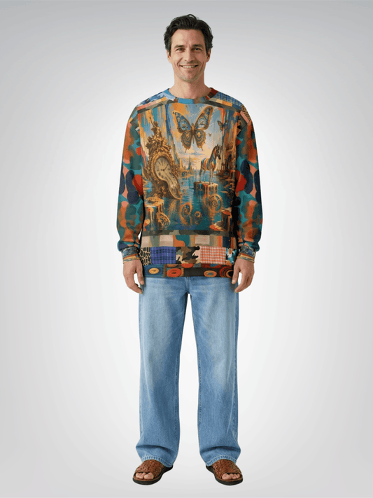 Time Traveler’s Dreamscape Unisex Sweatshirt (Gold Label)