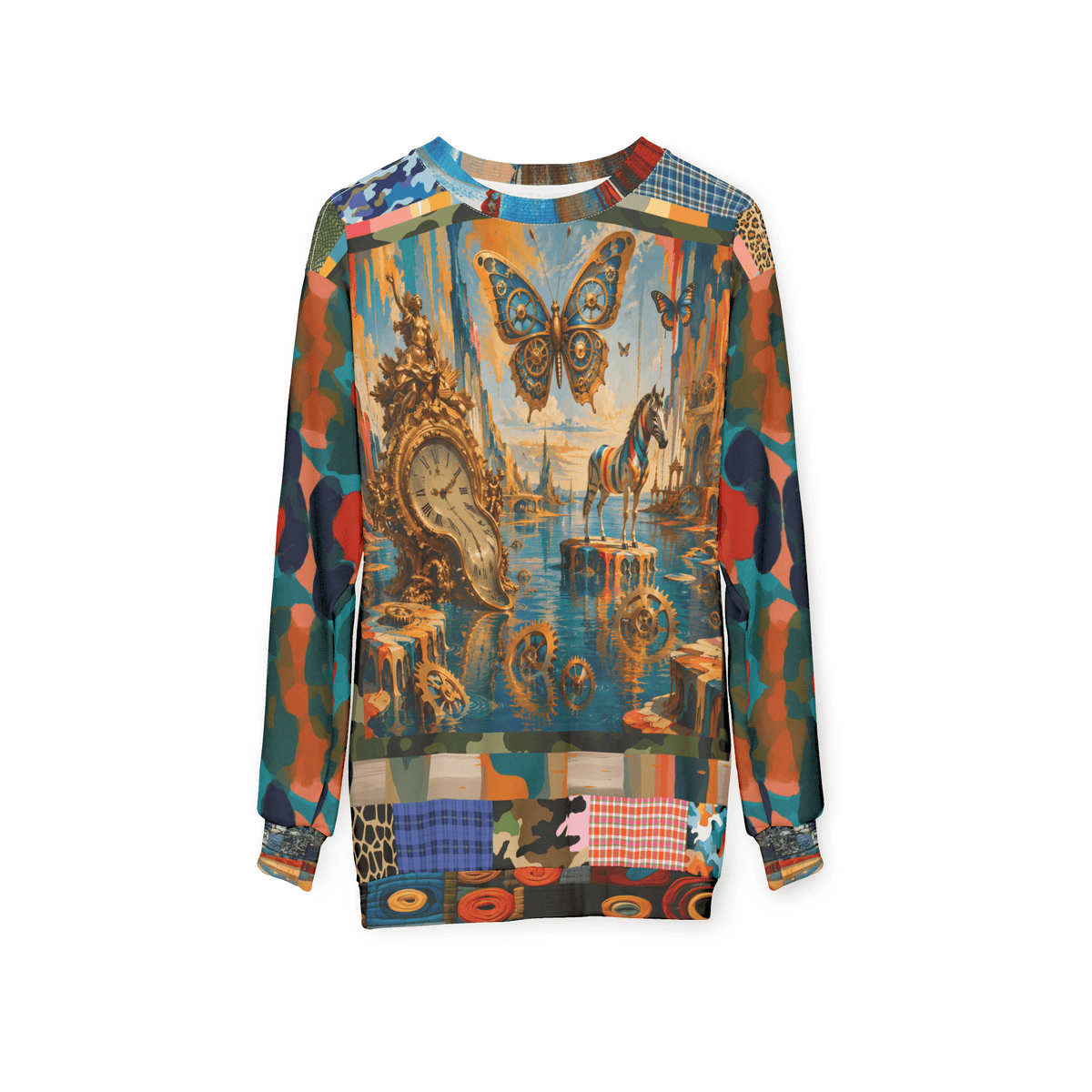 Time Traveler’s Dreamscape Unisex Sweatshirt (Gold Label)