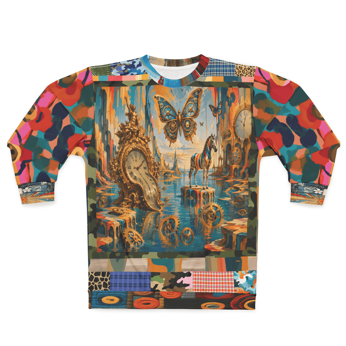 Time Traveler’s Dreamscape Unisex Sweatshirt (Gold Label)