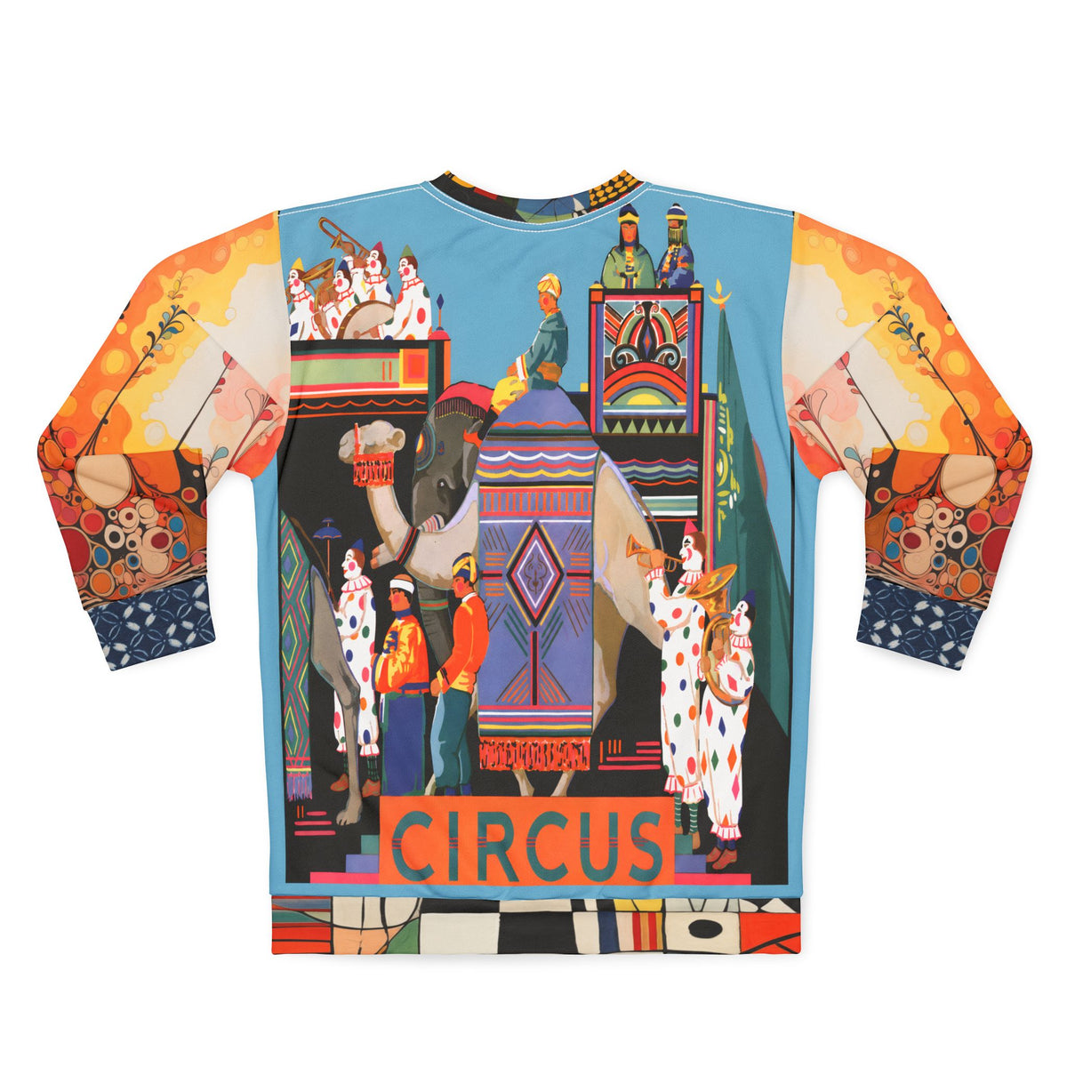 Traveling Circus Caravan in Sunset & Sky Unisex Sweatshirt (Gold Label)