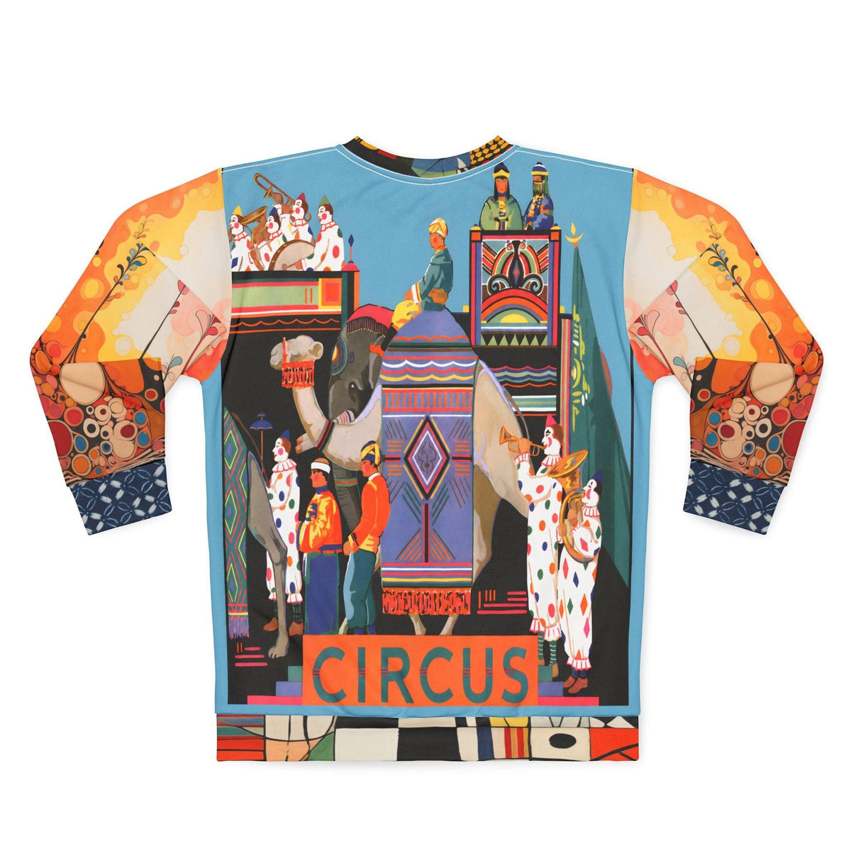 Traveling Circus Caravan in Sunset & Sky Unisex Sweatshirt (Gold Label)