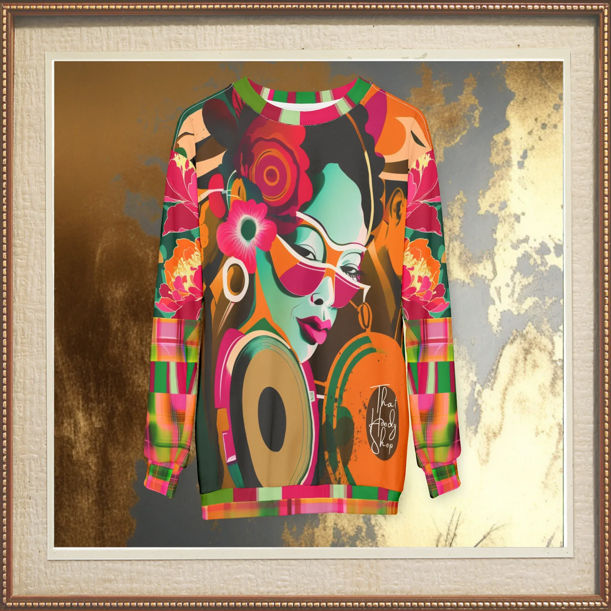 Trio in Orange - Original Edition Pop Art Unisex Sweatshirt (Gold Label)