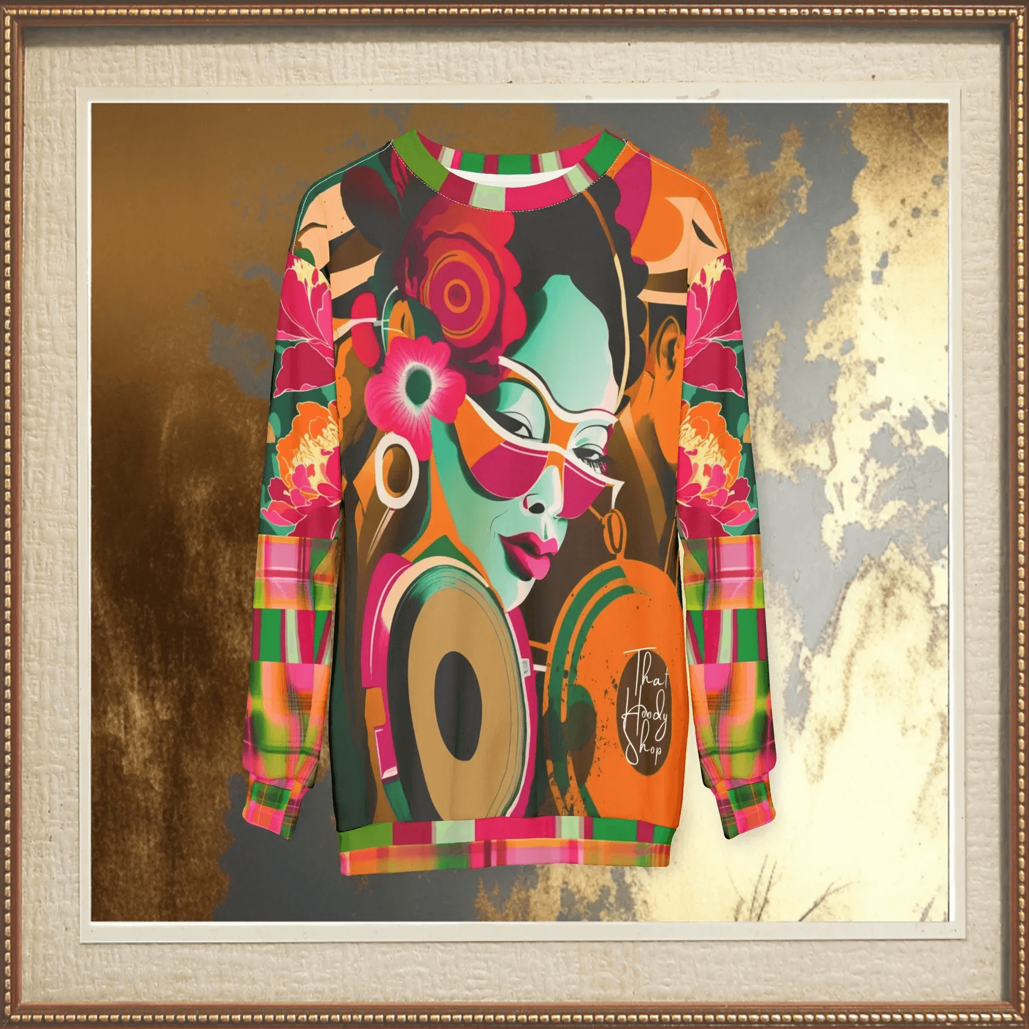 Trio in Orange - Original Edition Pop Art Unisex Sweatshirt (Gold Label)