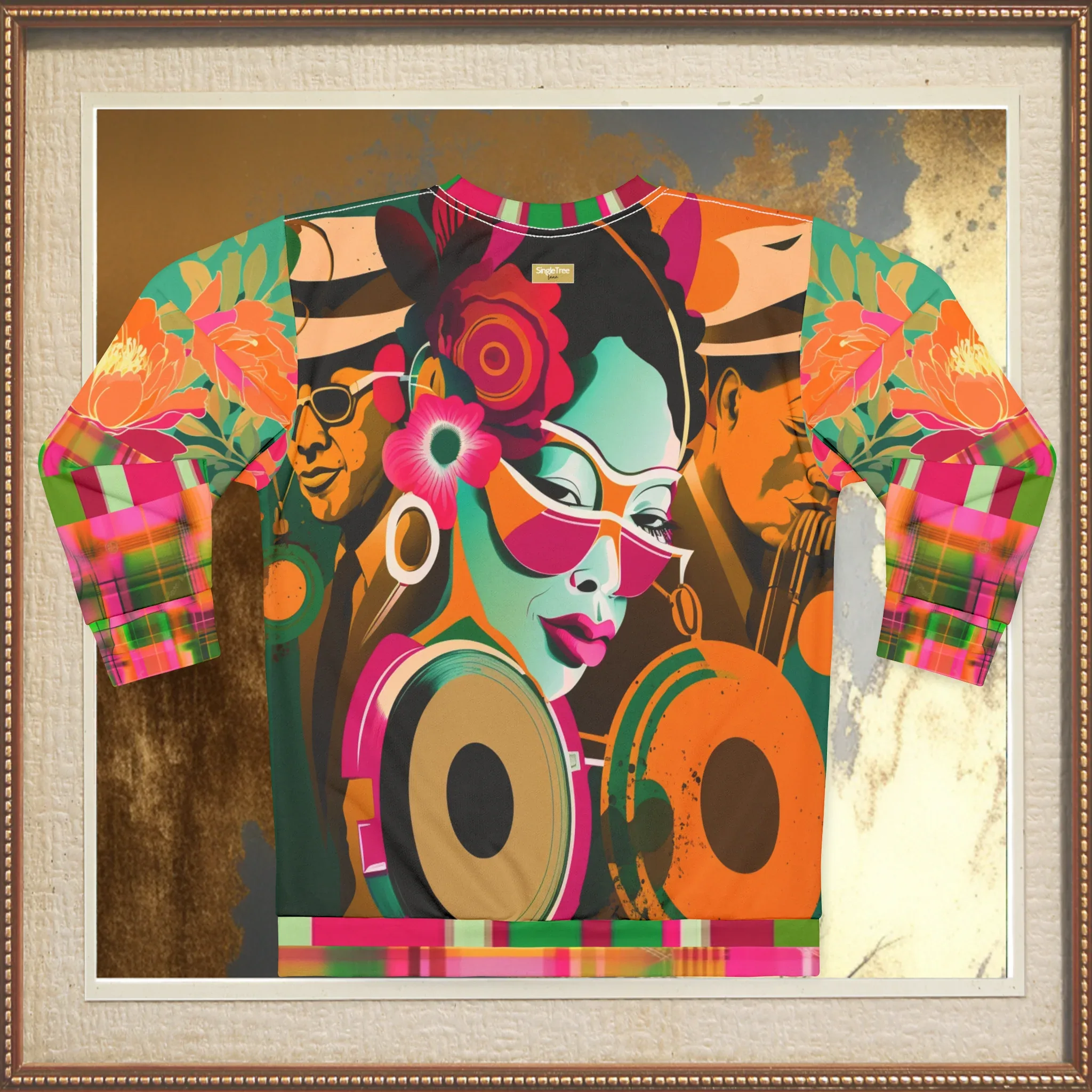 Trio in Orange - Original Edition Pop Art Unisex Sweatshirt (Gold Label)