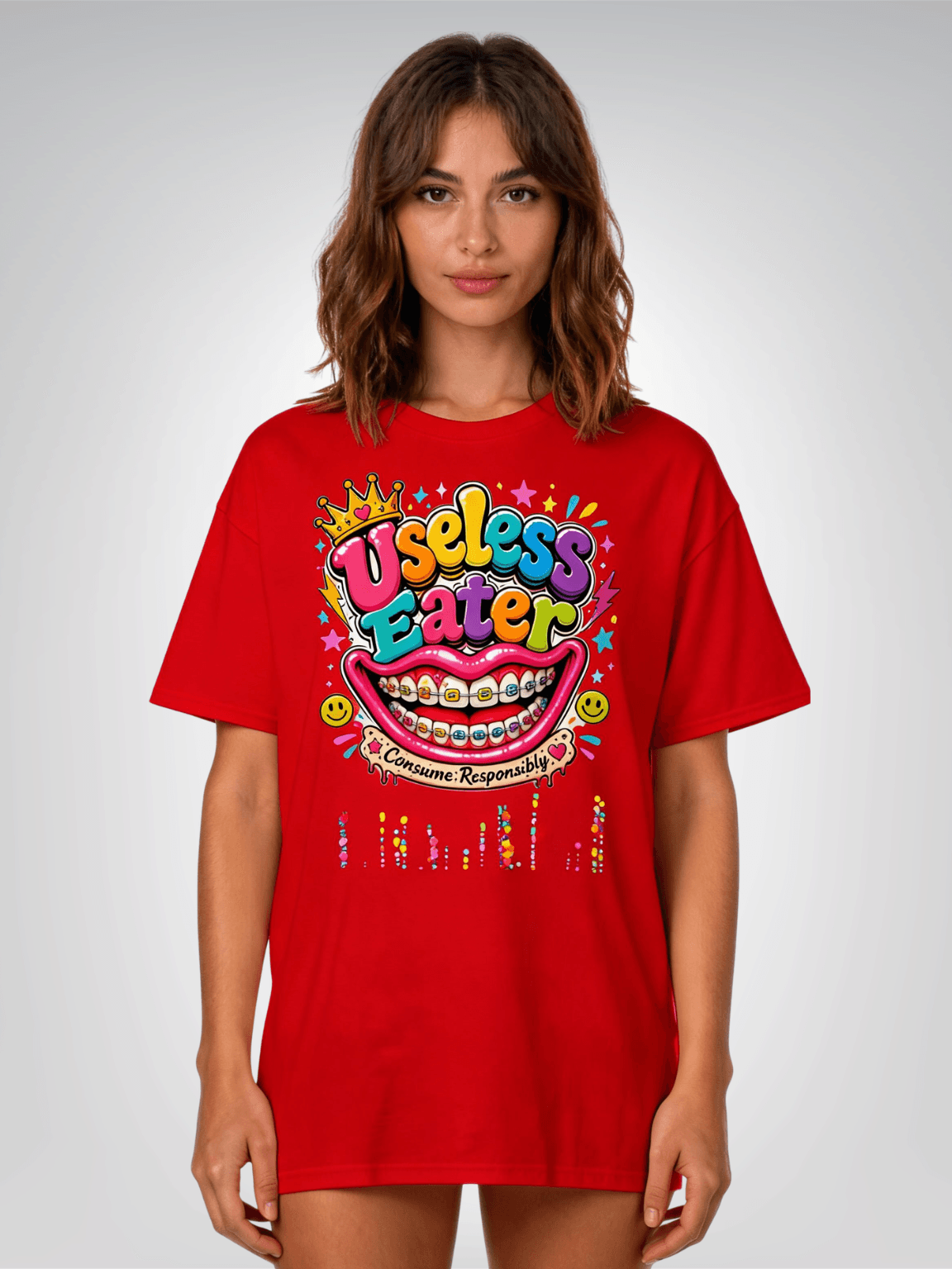 Useless Eater - Consume Responsibly - Social Commentary Heavyweight Unisex Tee