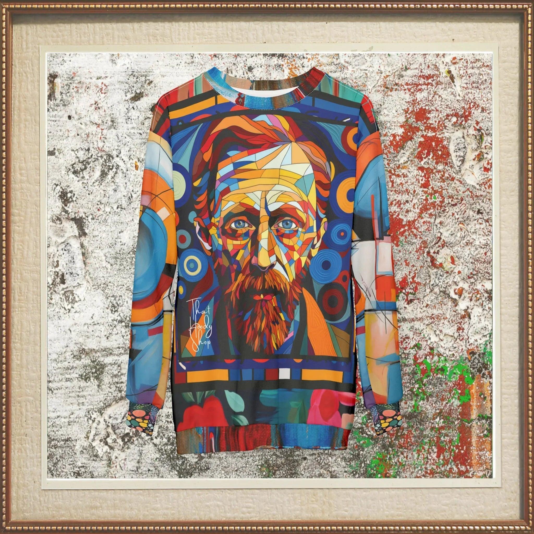 Van Gogh in Living Color Mosaic Print Unisex Sweatshirt (Gold Label)