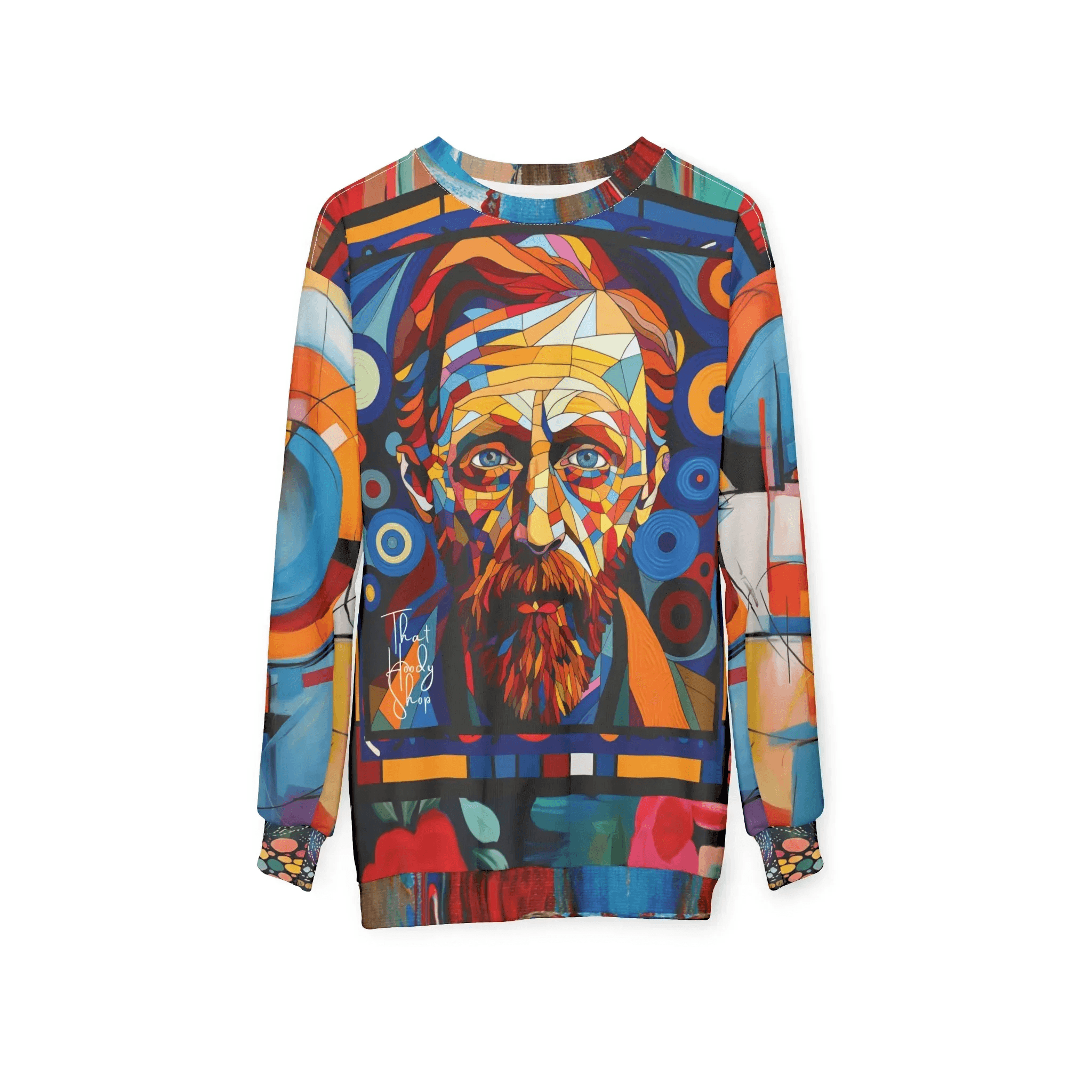 Van Gogh in Living Color Mosaic Print Unisex Sweatshirt (Gold Label)