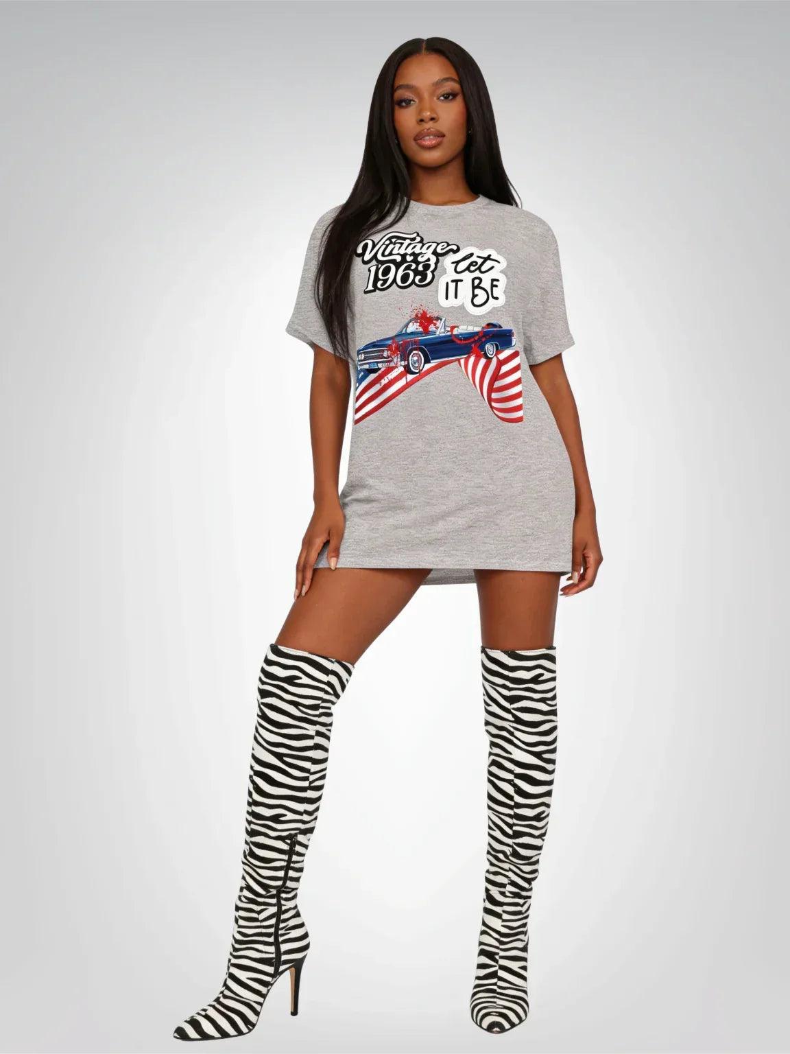 Vintage 1963 Convertible Social Commentary Heavyweight Unisex Tee