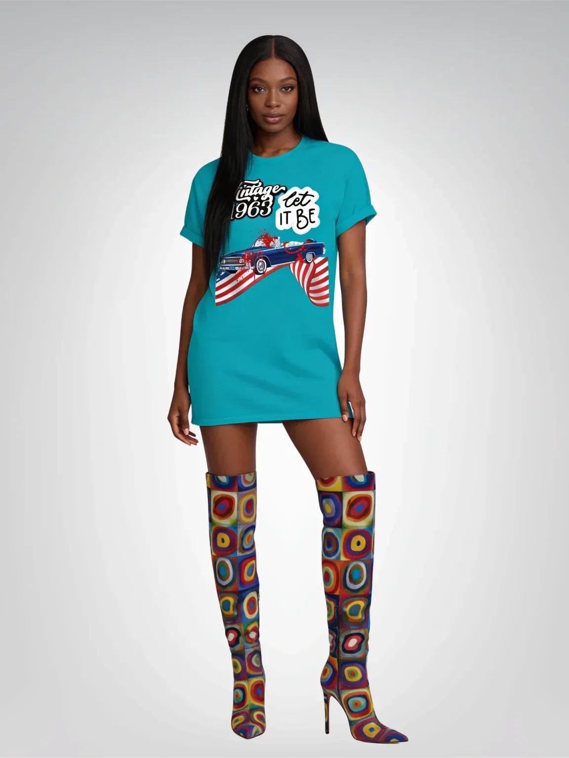 Vintage 1963 Convertible Social Commentary Heavyweight Unisex Tee