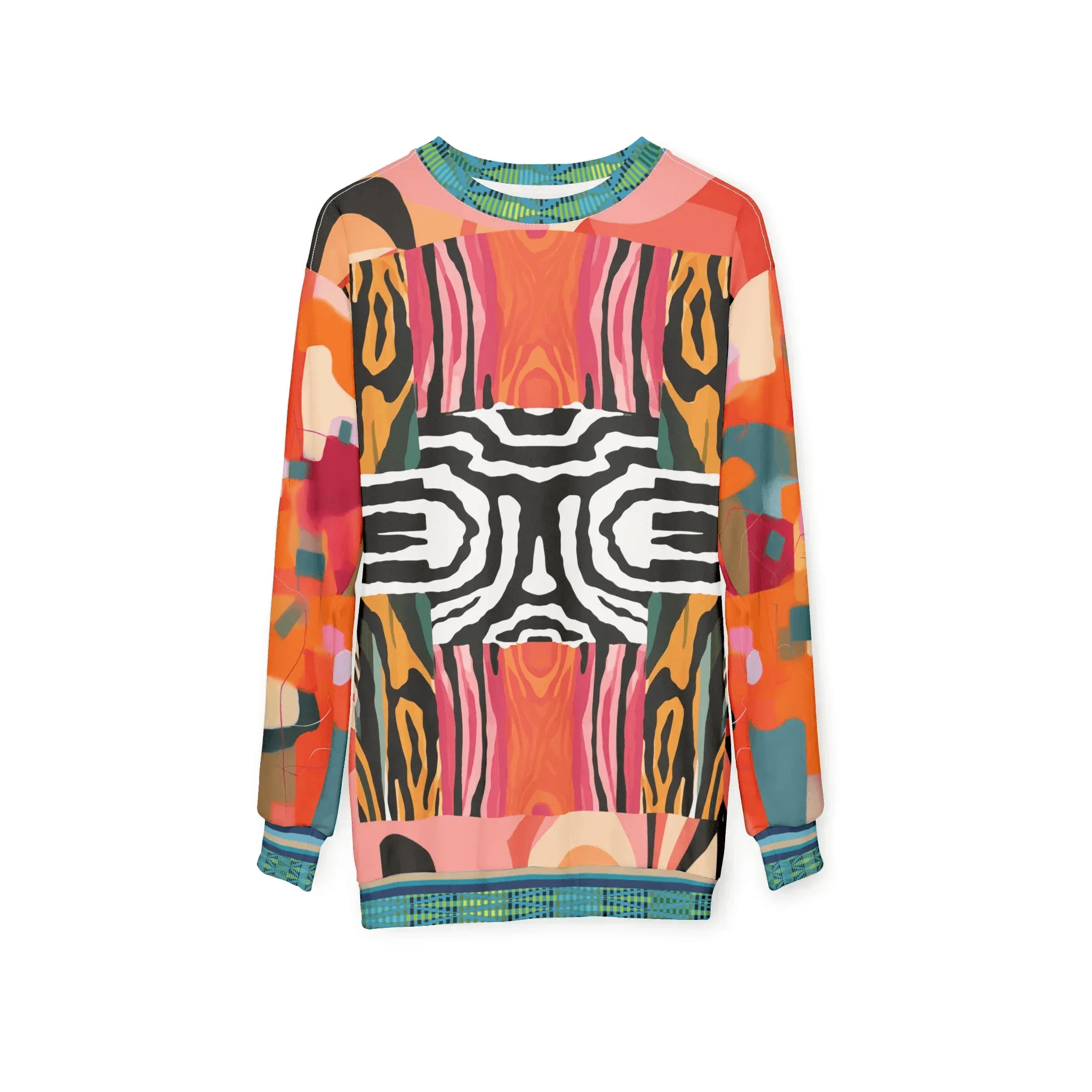 Walk on the Wild Side Zebra Print Unisex Sweatshirt (Gold Label)