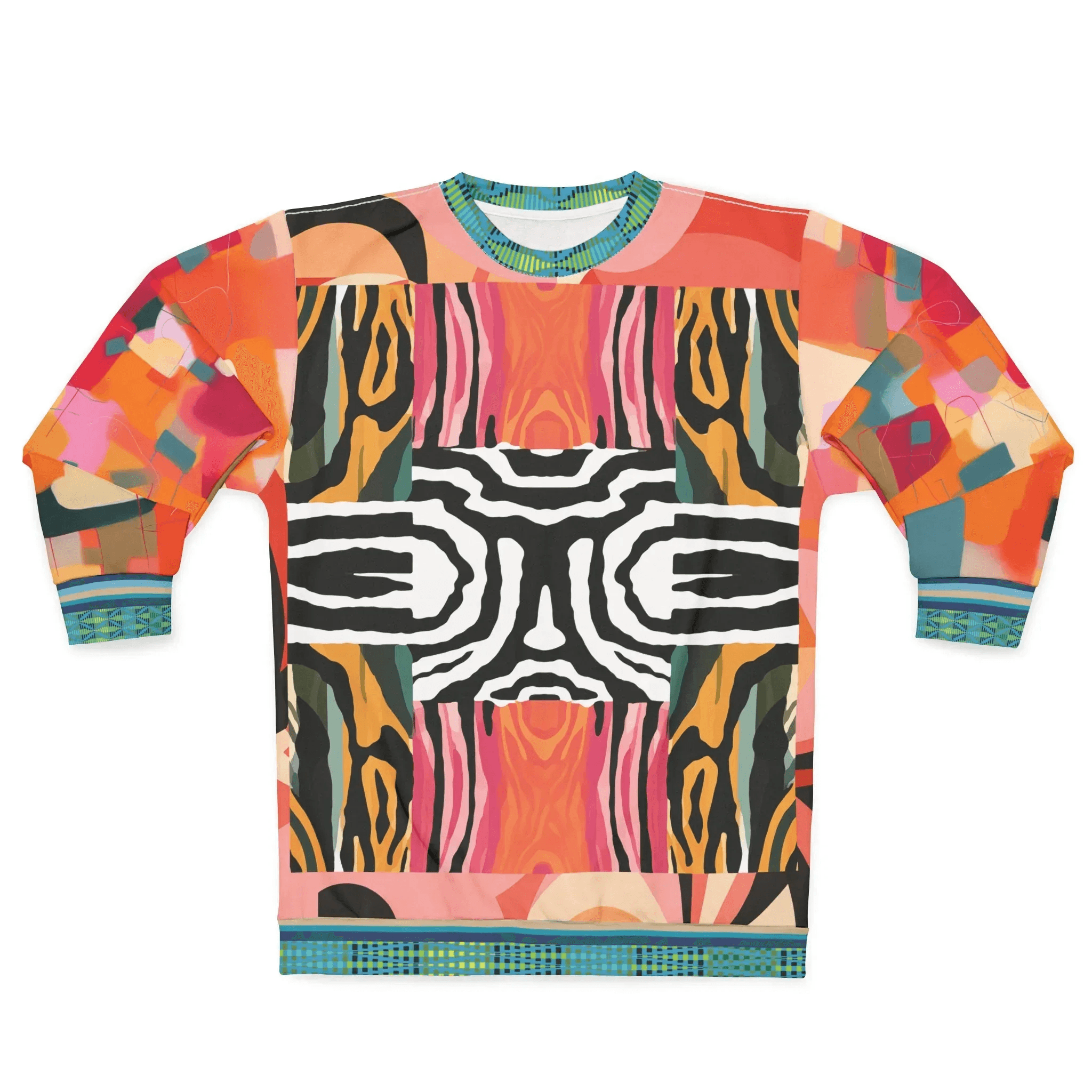 Walk on the Wild Side Zebra Print Unisex Sweatshirt (Gold Label)