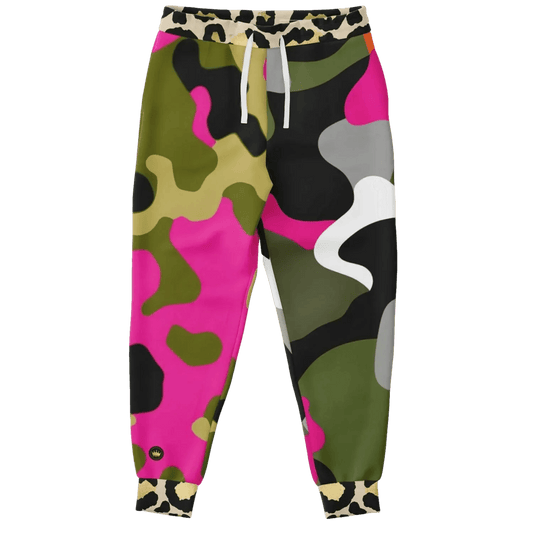 West Hollywood Pink Eco-Poly Camo Unisex Joggers