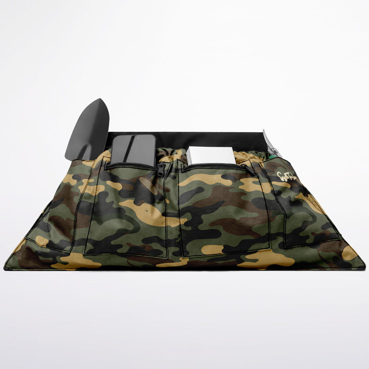 Wild at Heart in Woodland Camouflage Garden Harvest Bag