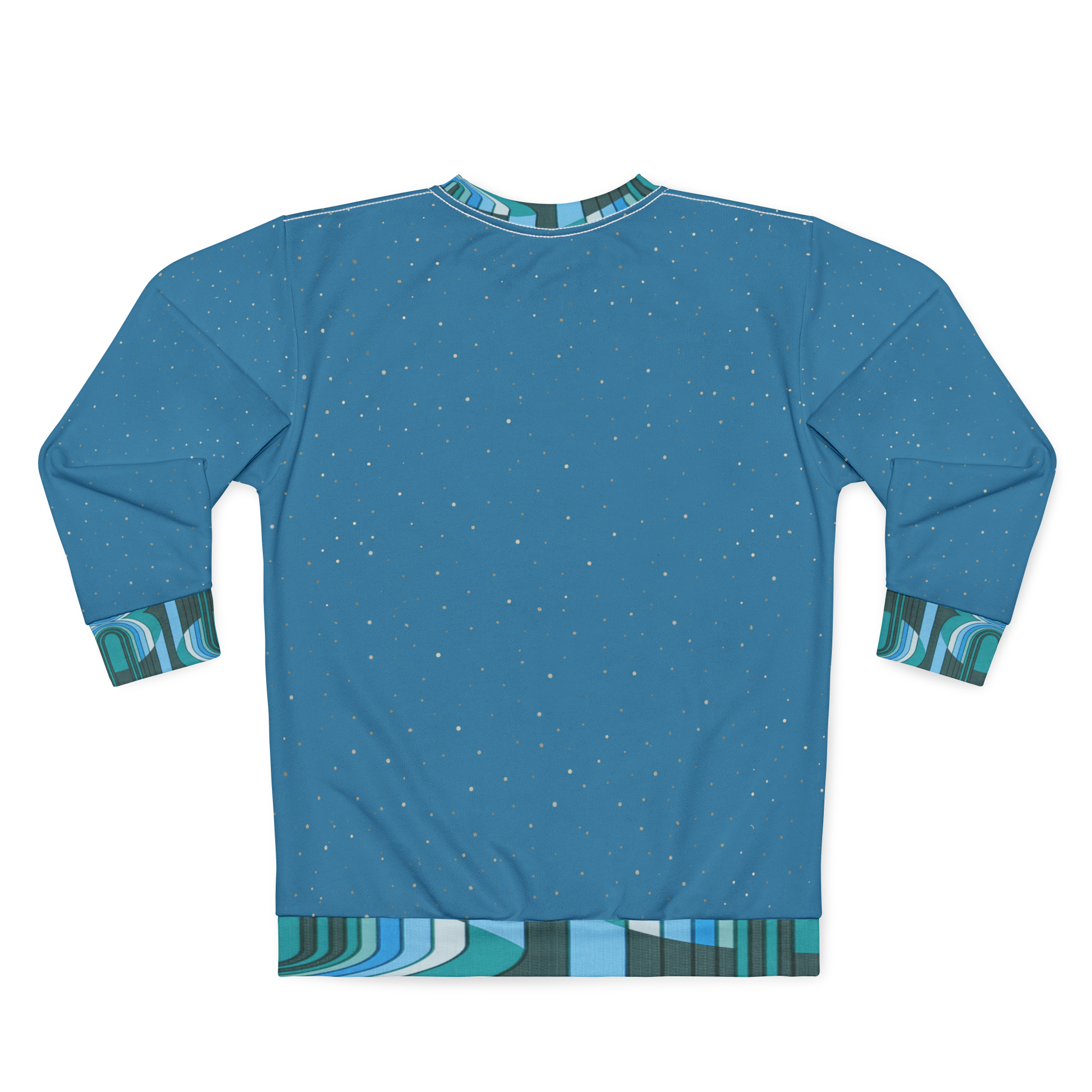 Wild Cheetah in Blue Unisex Sweatshirt (Gold Label)