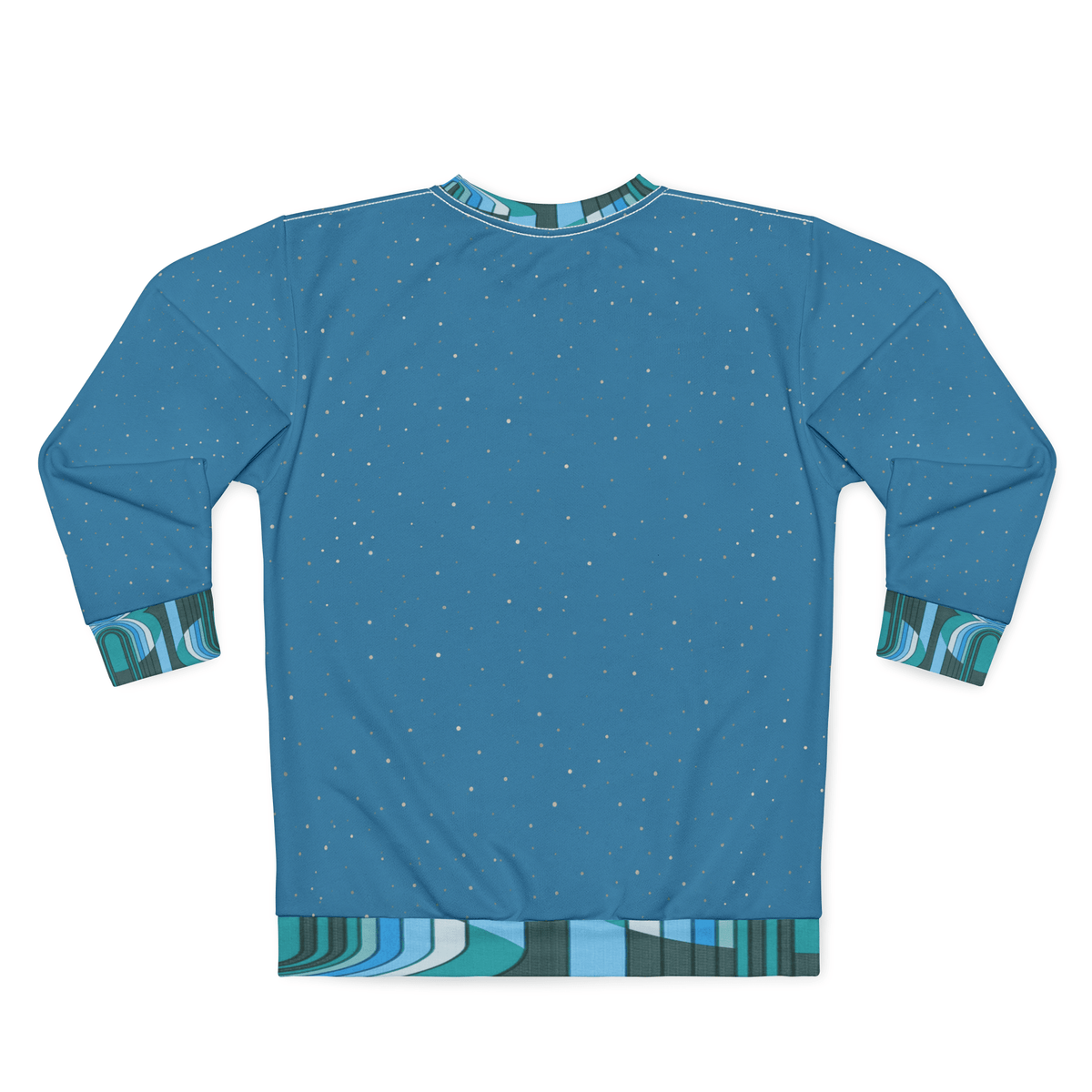 Wild Cheetah in Blue Unisex Sweatshirt (Gold Label)