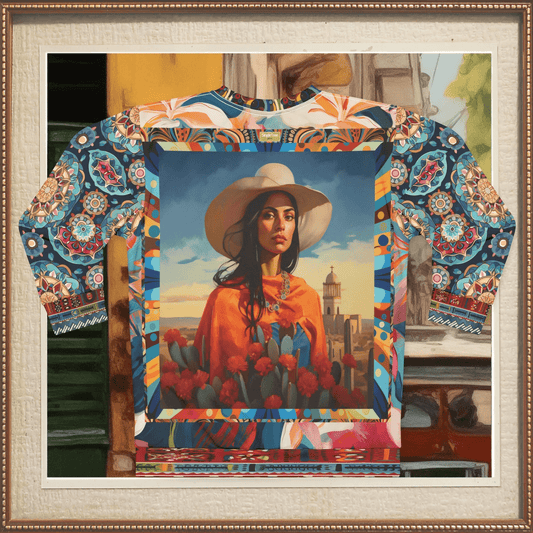 Woman of Chihuahua Unisex Sweatshirt (Gold Label)