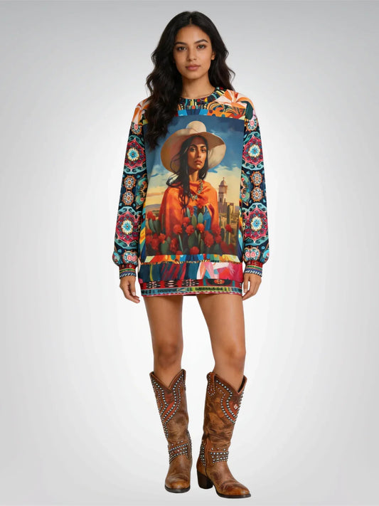 Woman of Chihuahua Unisex Sweatshirt (Gold Label)