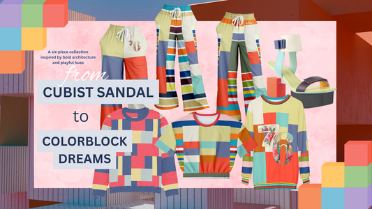 From Cubist Sandals to Colorblock Dreams—The Birth of a Bold New Collection