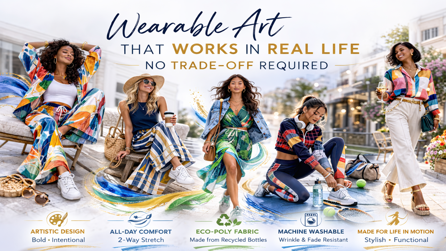 Easy-Care Wearable Art Clothing That Works For You — Not Against You