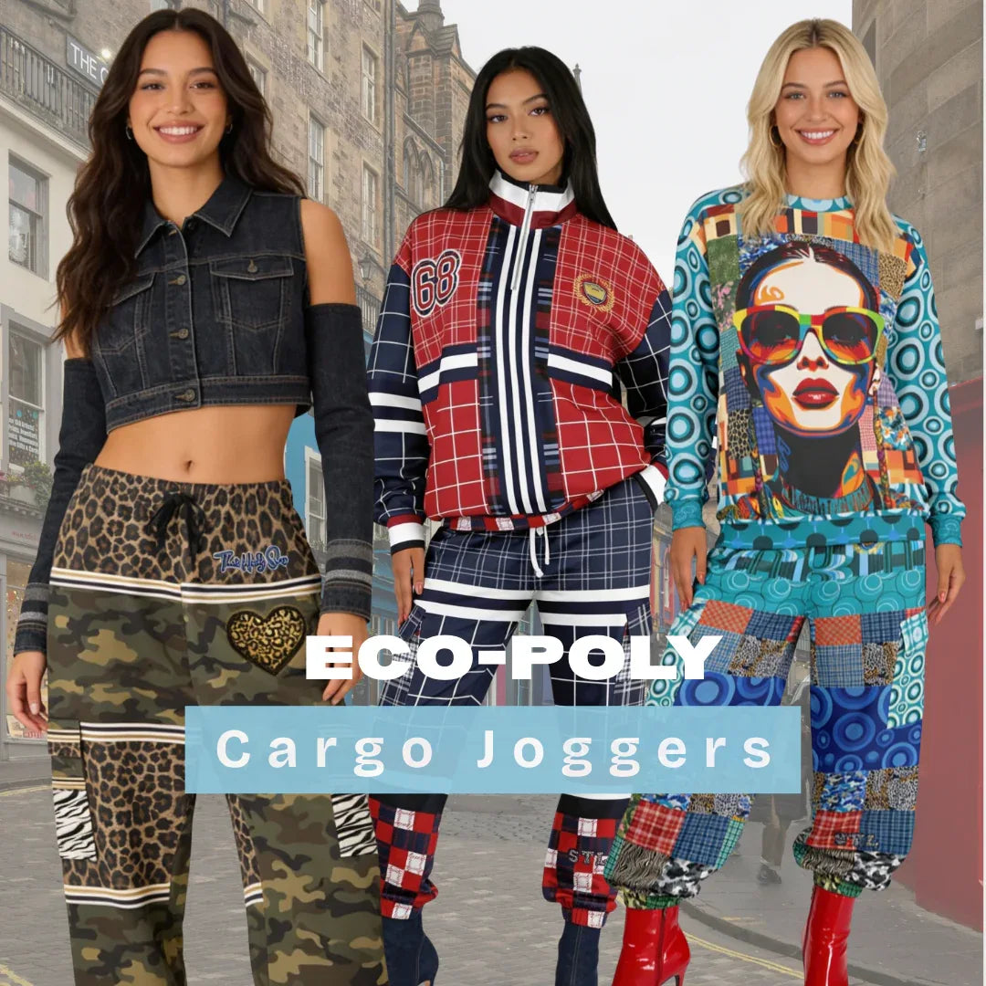 Eco-Poly Cargo Joggers
