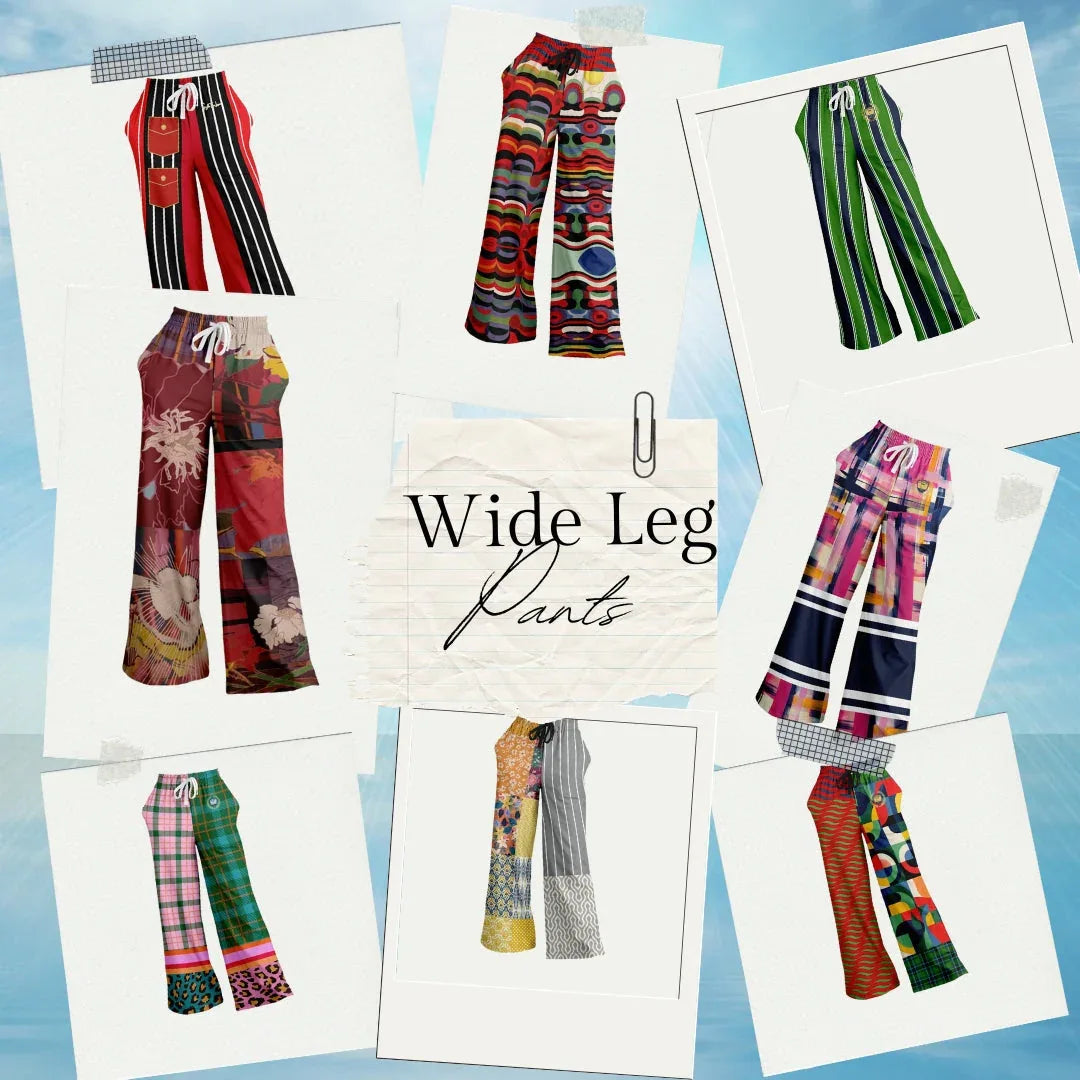 Eco-Poly Wide Leg Pants