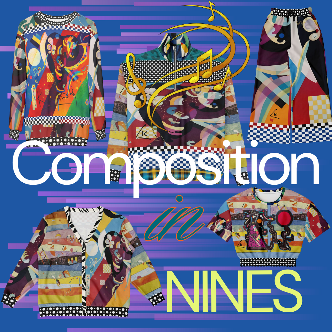 Composition in Nines - Tribute to Kandinsky