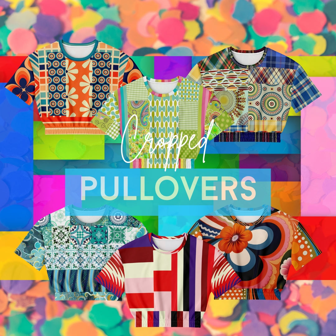 Eco-Poly Cropped Pullovers