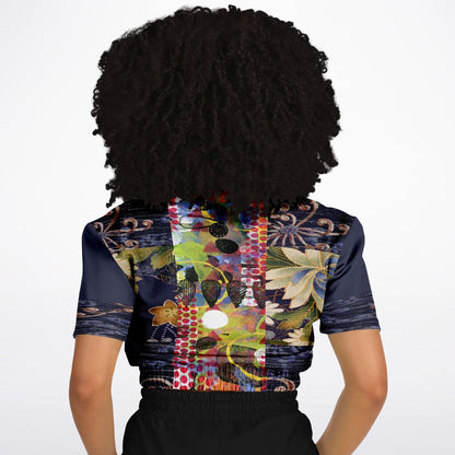 Empress Kanako Eco-Poly Short Sleeve Cropped Pullover