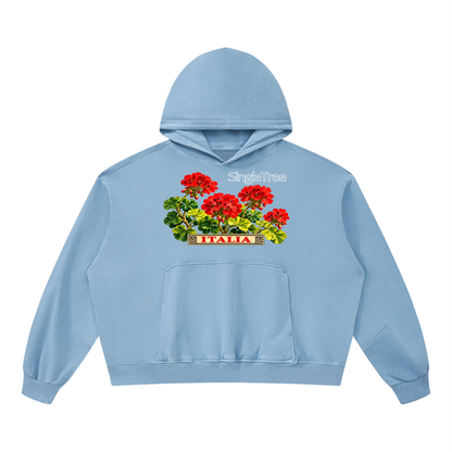 Amalfi in Springtime Unisex Boxy Vintage Washed Hoodie