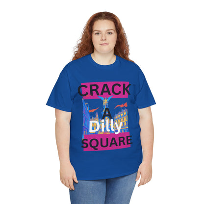 Crack-a-Dilly Square London United Kingdom Funny Heavyweight Tee
