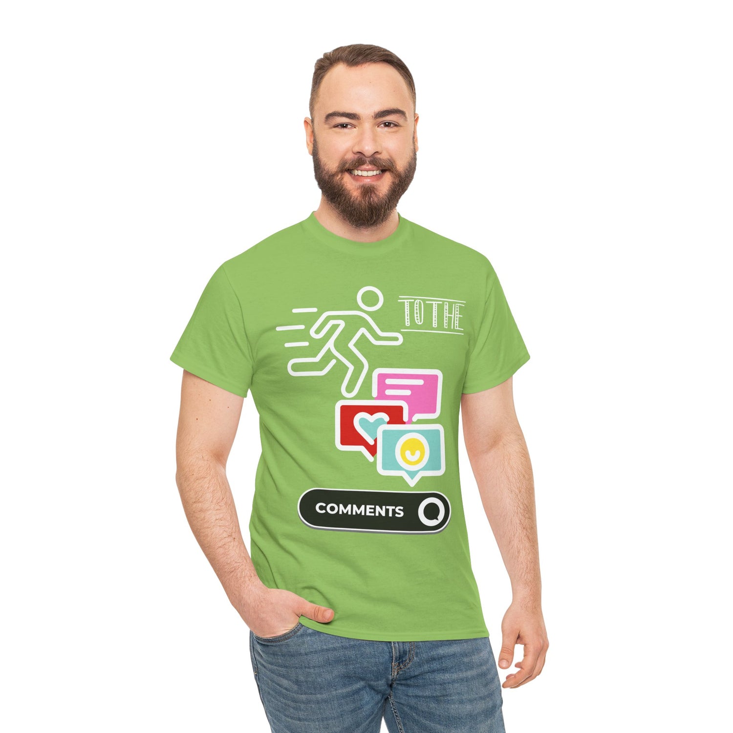 Straight to the Comments Heavyweight Unisex Tee