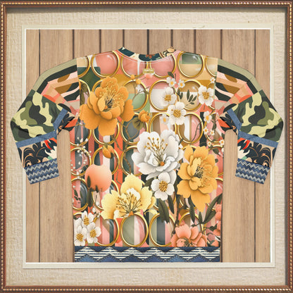 Soul at Peace Asian Floral Unisex Sweatshirt (Gold Label)