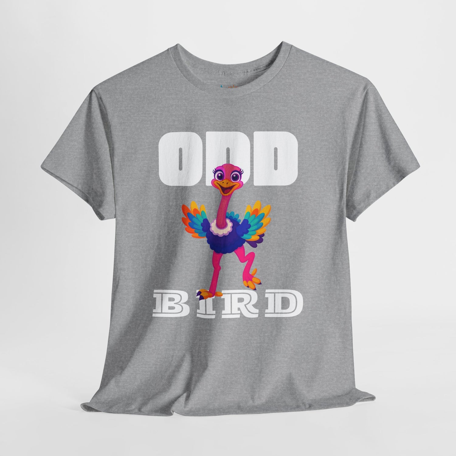 Colorful Odd Bird Heavyweight Unisex Tee