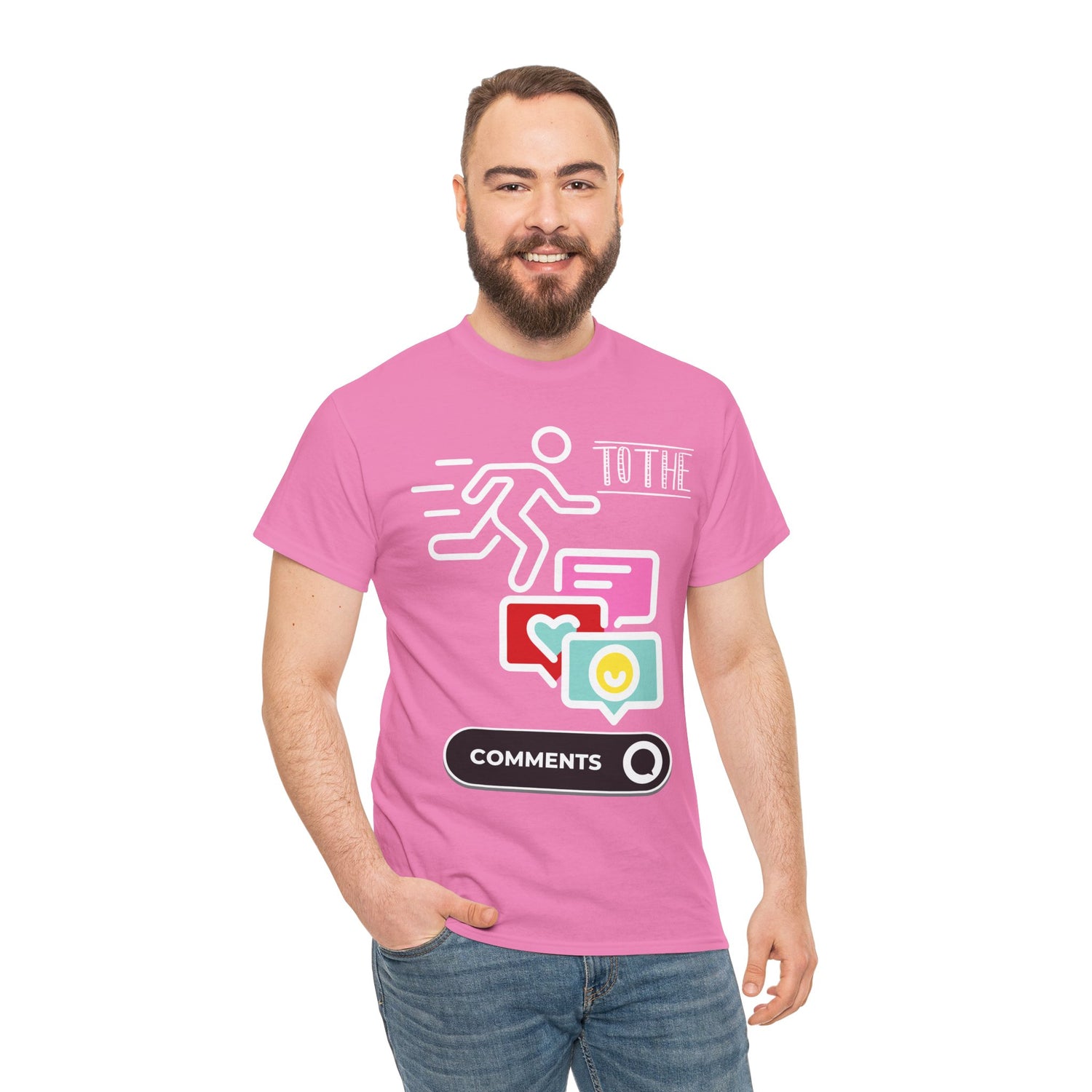 Straight to the Comments Heavyweight Unisex Tee