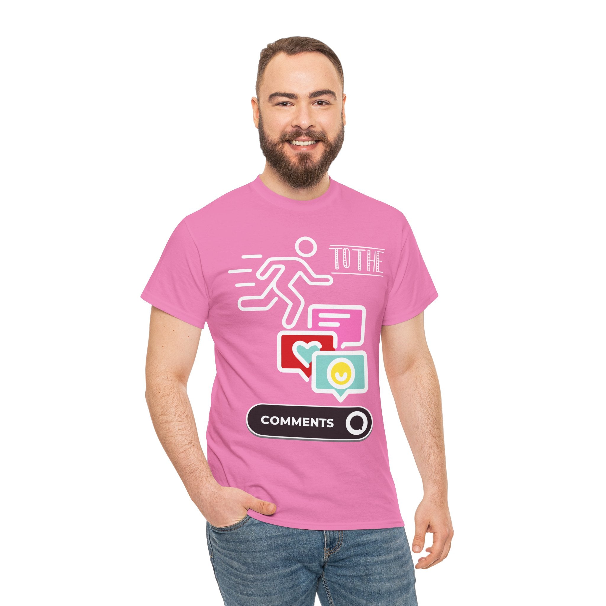 Straight to the Comments Heavyweight Unisex Tee