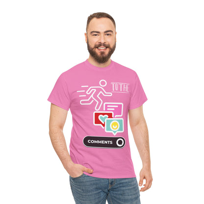 Straight to the Comments Heavyweight Unisex Tee