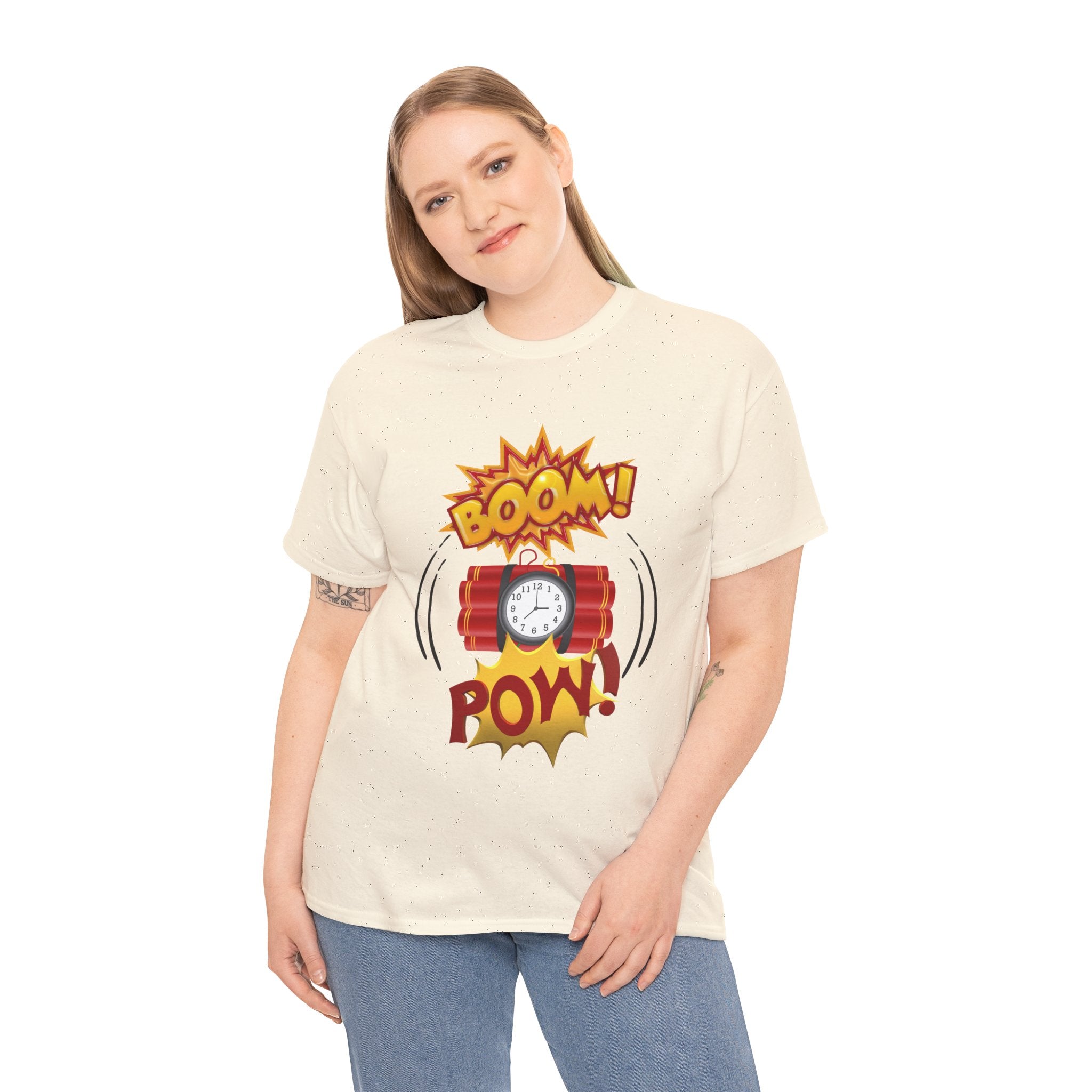 Boom Boom POW Heavyweight Unisex Tee