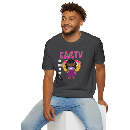 Earth Angel Black Girl Magic Unisex Softstyle T-Shirt