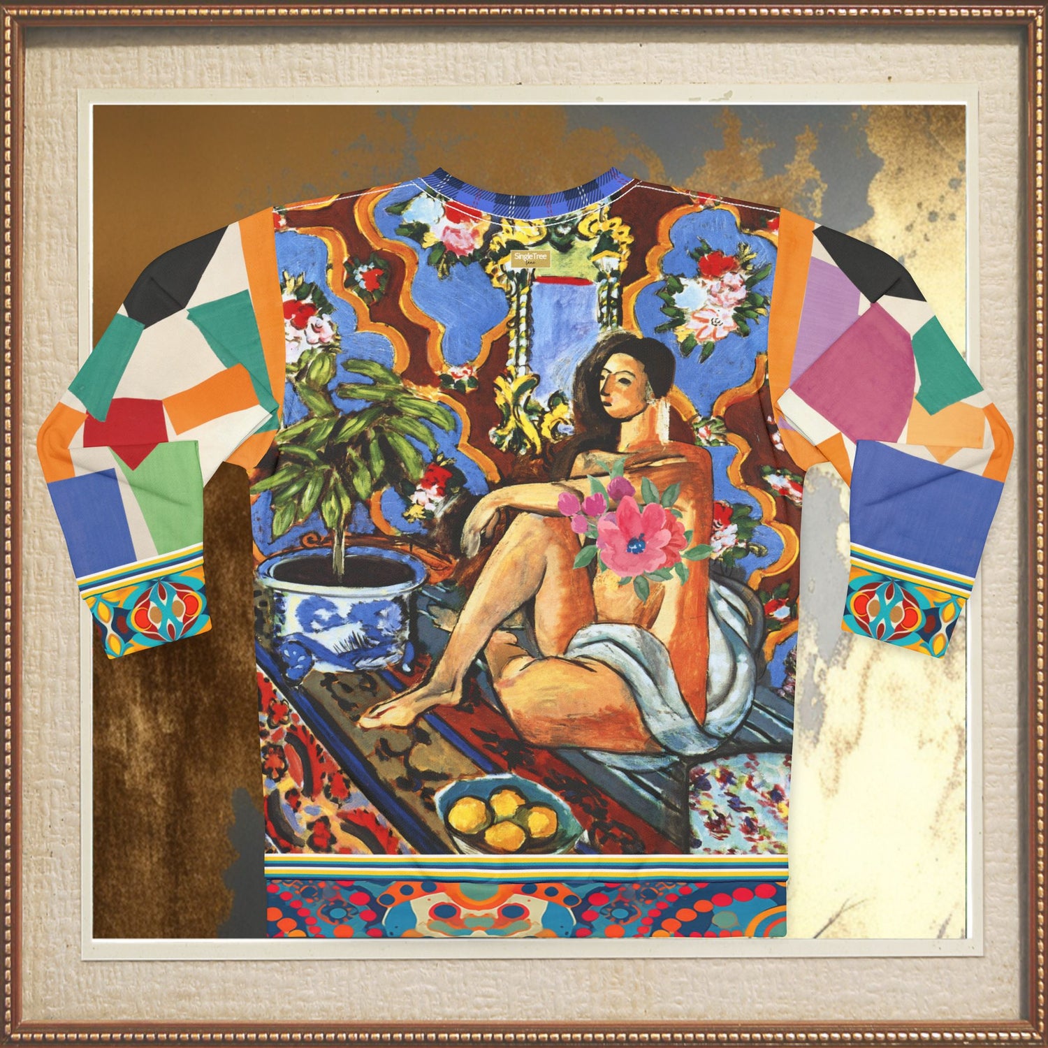 Decorative Figure in Ornamental Unisex Sweatshirt (Gold Label)