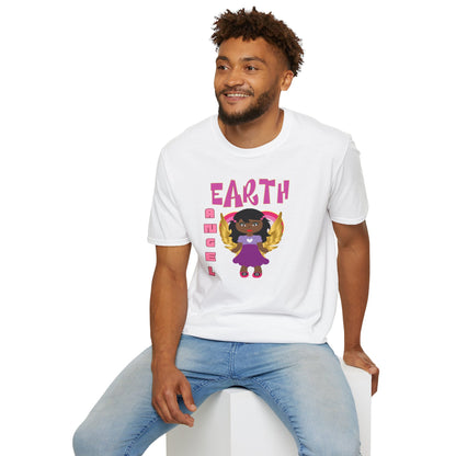 Earth Angel Black Girl Magic Unisex Softstyle T-Shirt