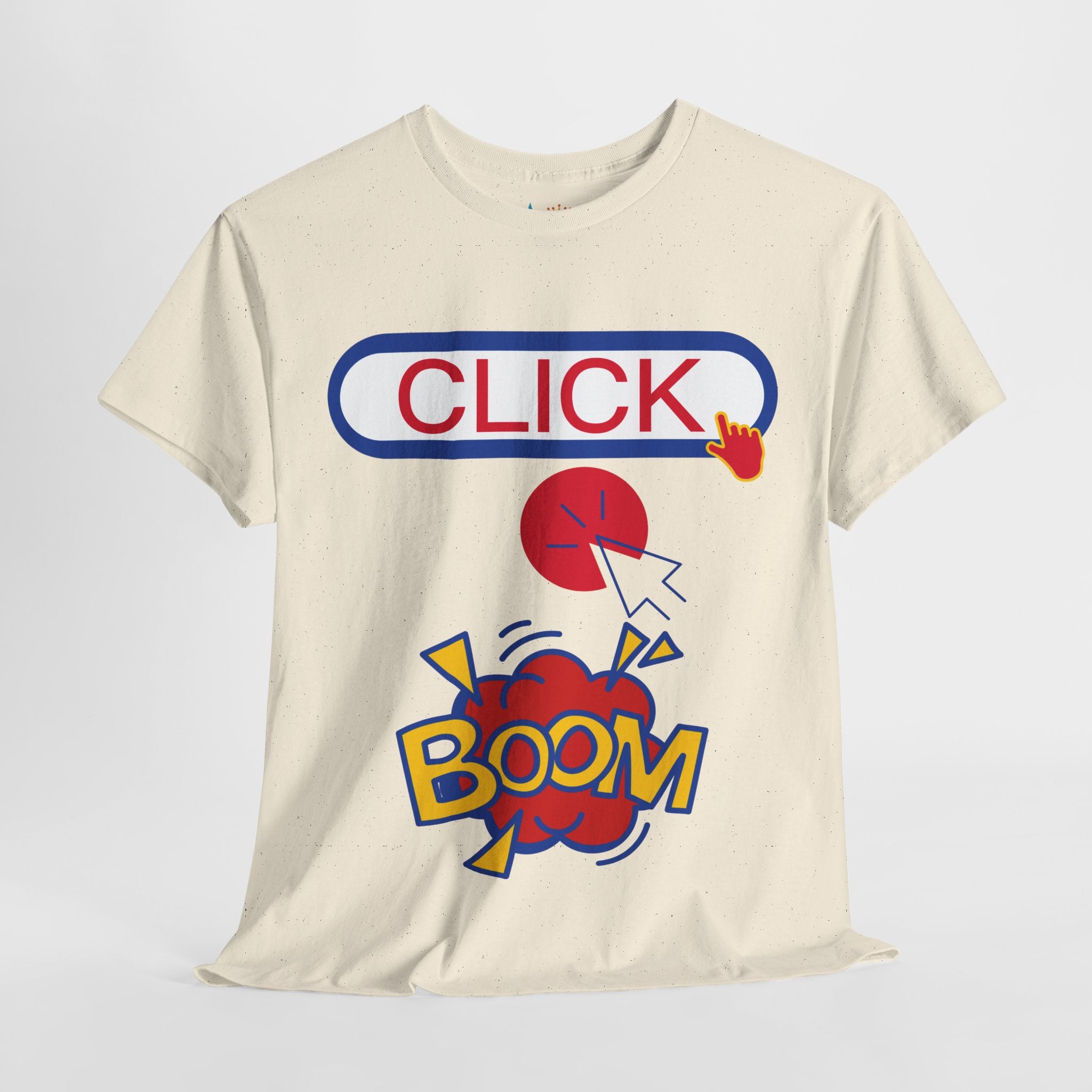 Click Click Boom Heavyweight Unisex Tee