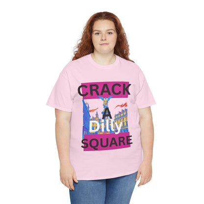 Crack-a-Dilly Square London United Kingdom Funny Heavyweight Tee