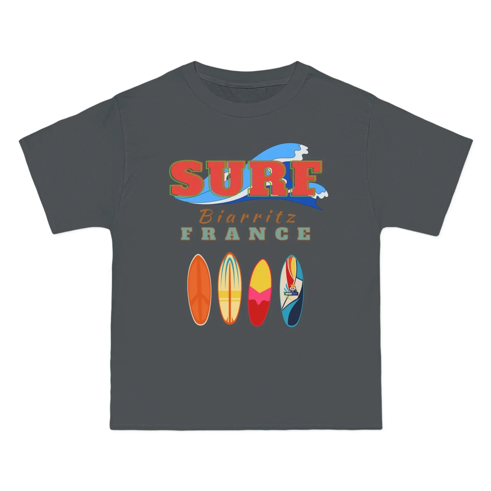 Charcoal grey t-shirt with &