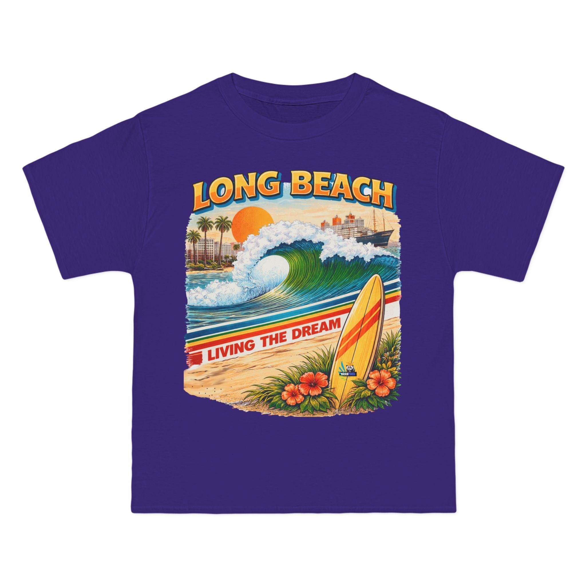 Long Beach Living the Dream - Vintage Edition - Heavyweight Tee