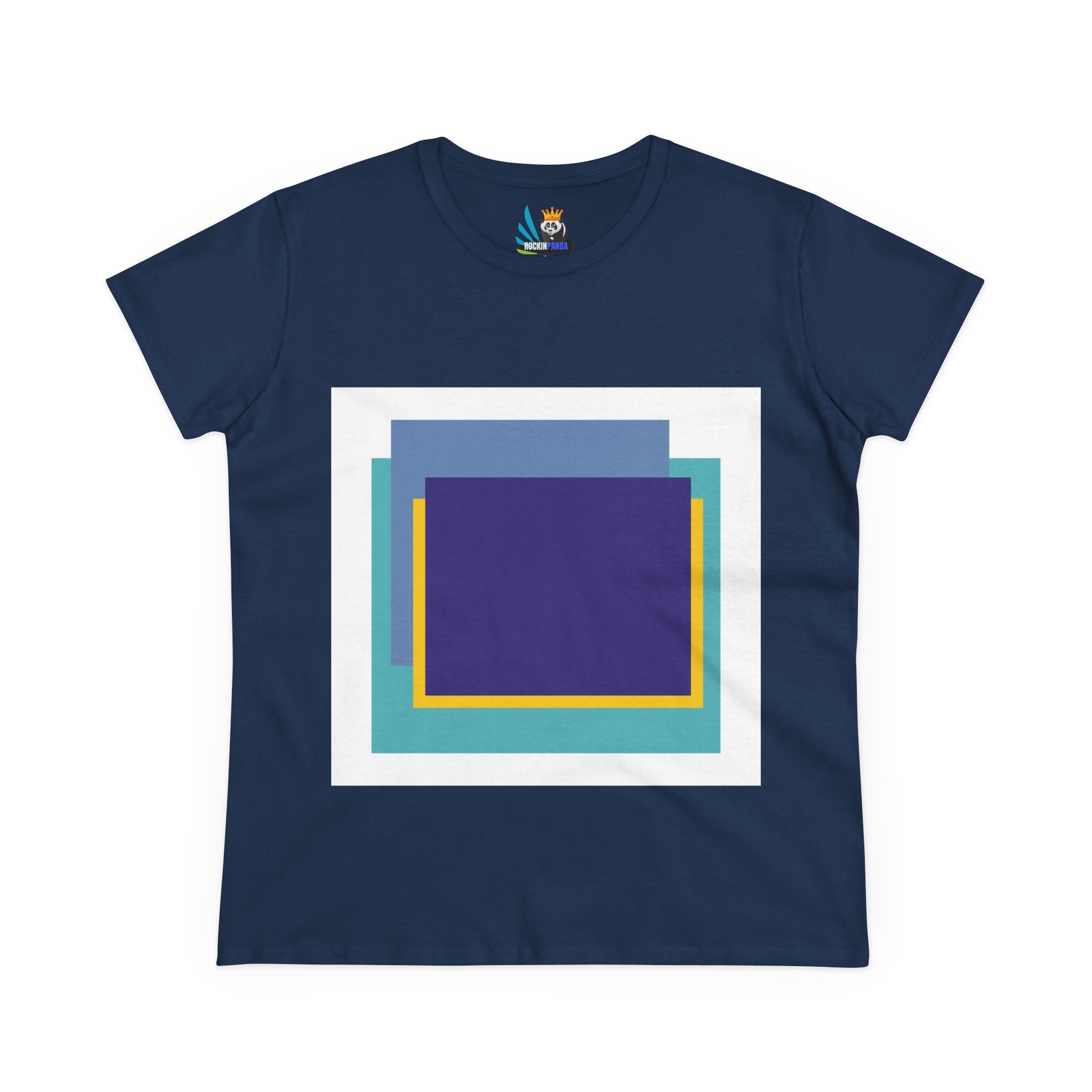 My Life in Purple Squares Cubed Contemporary Art Design Women&