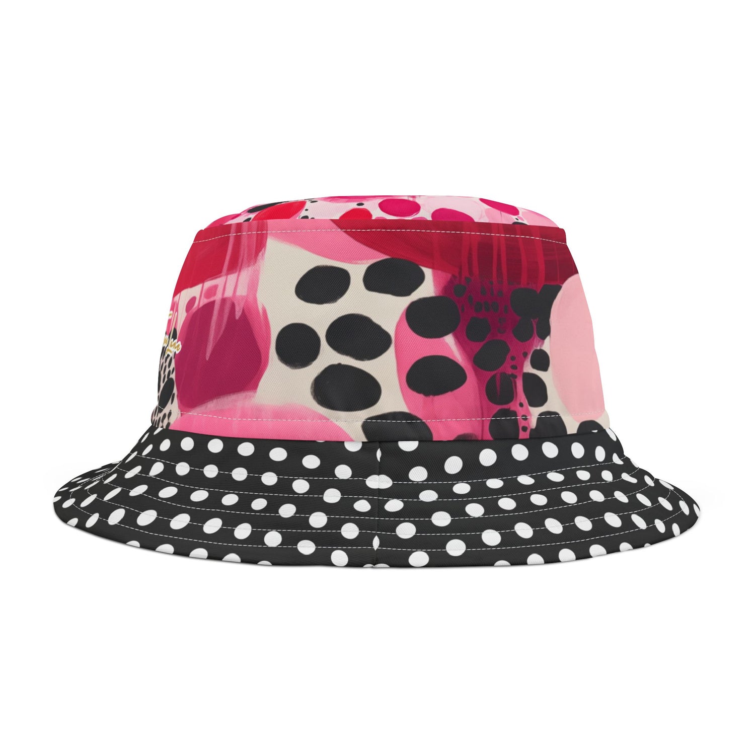 My Surprise in Abstract Polka Dot Vibrant Bucket Hat